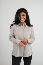 Load image into Gallery viewer, THE SONNY Striped Shirt - Taupe
