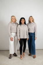 Load image into Gallery viewer, THE SONNY Striped Shirt - Taupe