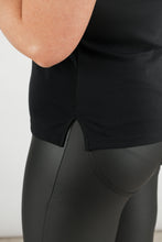 Load image into Gallery viewer, THE PENNY Sleeveless Polo - Black