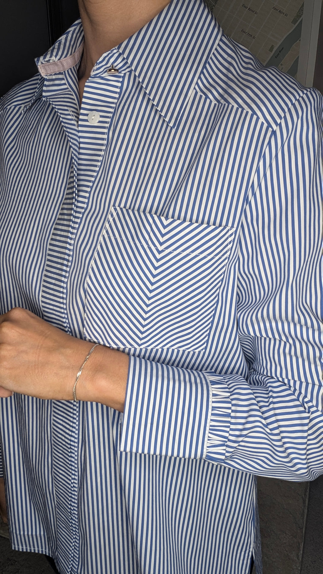 THE SONNY Striped Shirt - Blue