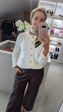 Load image into Gallery viewer, THE PEGGY Cardigan - Winter White
