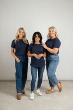 Load image into Gallery viewer, THE HAYDEN Crew Neck T-Shirt - Navy
