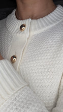 Load image into Gallery viewer, THE PEGGY Cardigan - Winter White
